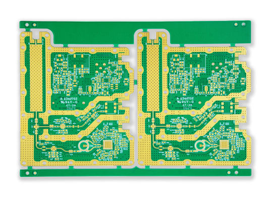 ENIG 6L Rogers PCB RO4003C+KB6160A 0.25 มม. รูต่ำสุด 104.53*154.55 มม.