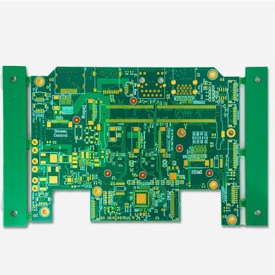 ราคาดี PCB หลายชั้นแข็ง ENIG แผงวงจร PCB 12 ชั้นสีเขียวขาว ออนไลน์