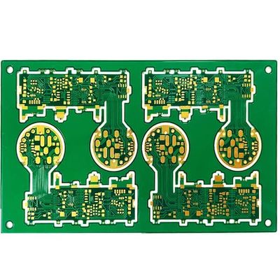 ราคาดี 6 ชั้น Custom Rigid Flex PCB 0.9 มม. สีเขียวไม่มีซิลค์สกรีน 151.5 * 88.74 มม ออนไลน์