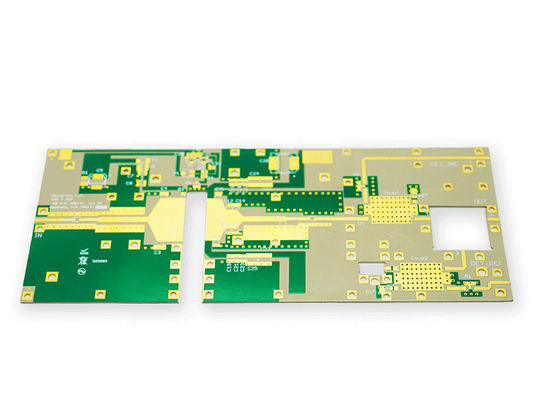 เลเยอร์ PCB ความถี่สูงแบบกำหนดเองที่ทนทาน 2L 1.6 มม. PCB ENIG + การชุบ Gold30u