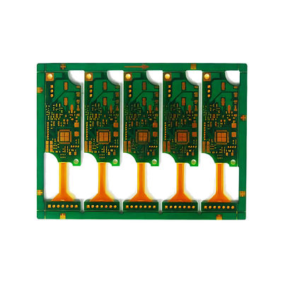 ราคาดี HASL Rigid Flex PCB 4MIL ขนาดรู PCB สามเหลี่ยมทองคำ 2 ชั้น ออนไลน์