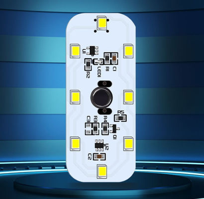 ราคาดี การประกอบแผ่นวงจรไฟฟ้า LED หลายชั้น ด้วยอัลลูมิเนียม Materail Soldermask ขาว ออนไลน์