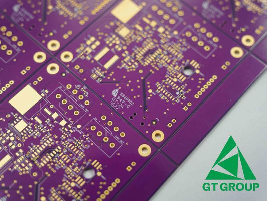 ราคาดี บอร์ดวงจรแข็ง 6 ชั้น TG150 1.62 มม EING ด้วยหน้ากาก solder สีม่วง สําหรับอุตสาหกรรม ออนไลน์