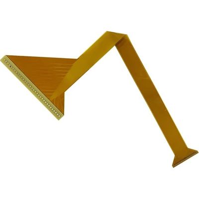 ราคาดี บอร์ดยืดหยุ่น PCB 1 ชั้น 1 ออนซ์ 0.8 มม. PCB หน้ากากประสานฟิล์มหุ้มสีเหลือง ออนไลน์