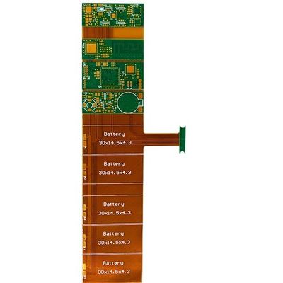 ราคาดี ฟิล์มหุ้ม PCB สีเขียว แข็งและยืดหยุ่น 6 ชั้น สีขาว 1.0 มม ออนไลน์
