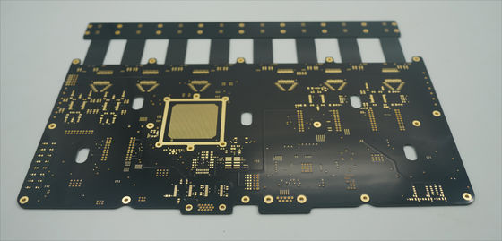 ราคาดี PCB 14L และ 6 ชั้น FPC Tg170 และ PI สีดําที่มีรูบตาบอด ออนไลน์