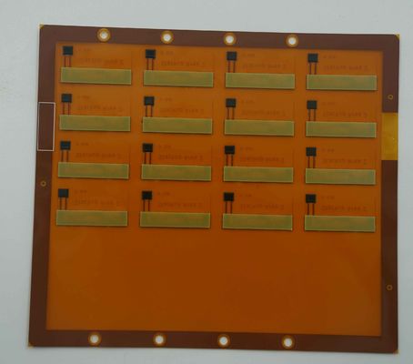 ราคาดี 1 ชั้น โบดวงจรพิมพ์ยืดหยุ่น ความหนา 0.13 มิลลิเมตร ทองท่วมด้วย FR4 Stiffener ออนไลน์