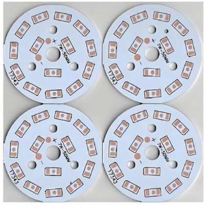 ราคาดี Aluminium PCB Board For LED Lighting Solutions With 1OZ White Soldermask ออนไลน์